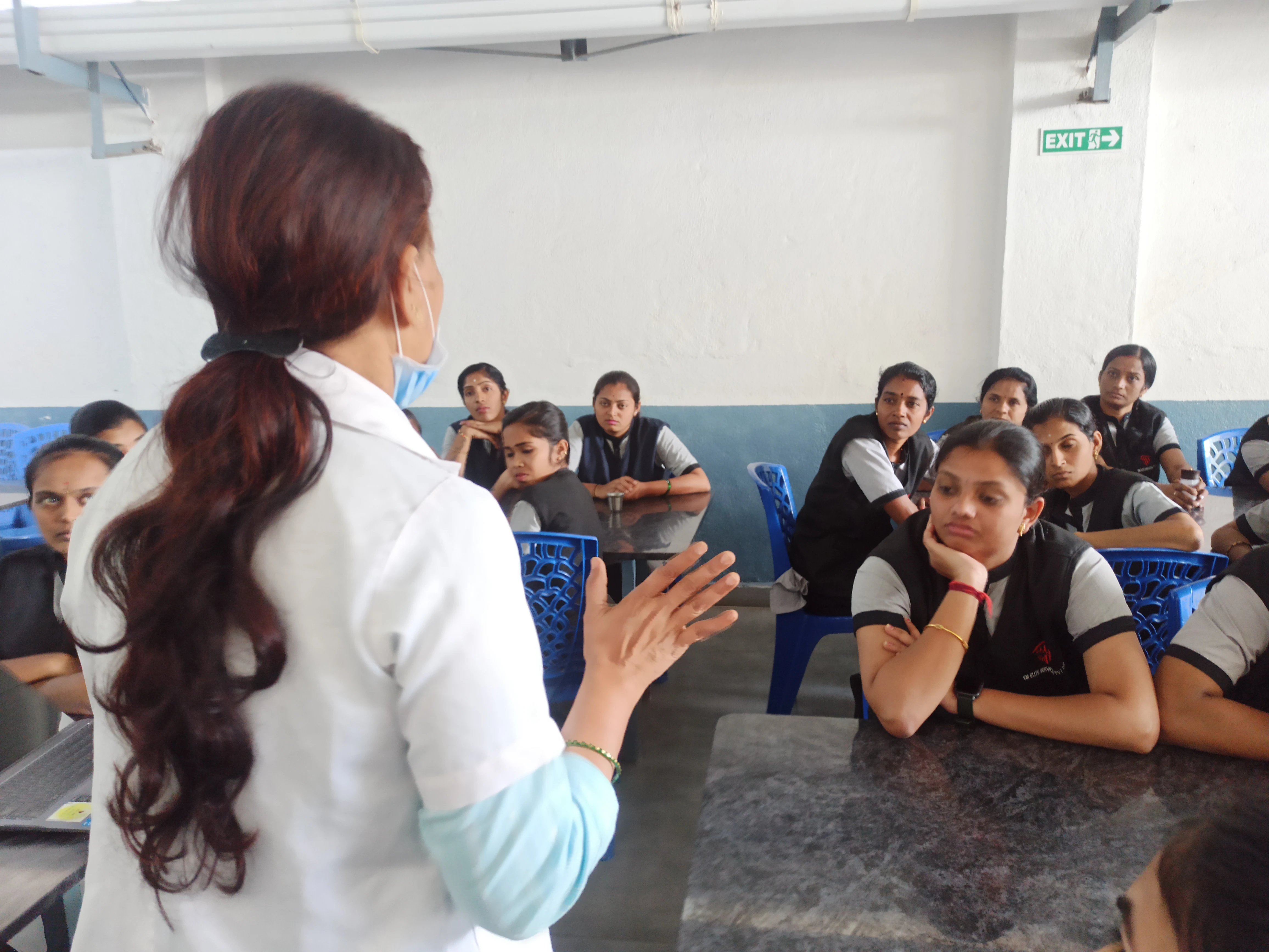 Menstrual health and hygiene class inspiring classroom discussions